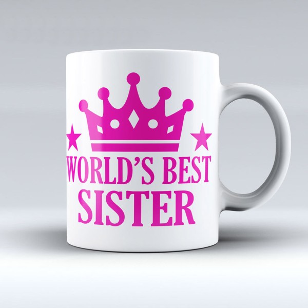 Grabadeal Beautiful White Worlds Best Sister Coffee Mug Gift for Raksha Bandhan